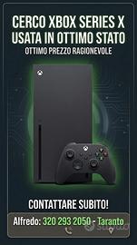 c. e. r. c. o usata Xbox series x leggi!!!! 