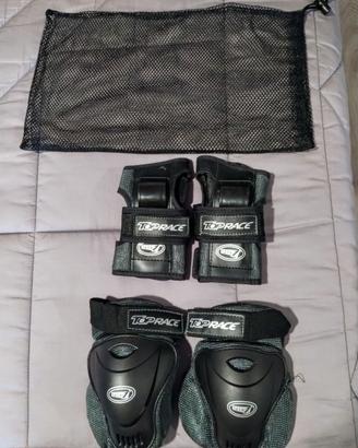 Set protezioni roller - monopattino - skateboard