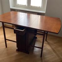 Tavolo antico consolle a ribalta