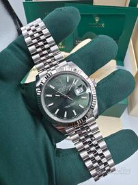 Rolex Datejust 41mm 126334 Green Full Set 2023