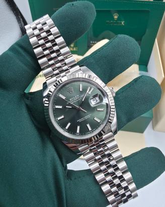 Rolex Datejust 41mm 126334 Green Full Set 2023