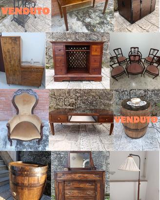 Stock mobili antichi e vintage
