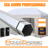 gazebo 4x8 pieghevole professionale 8x4 4 laterali