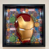 IRON MAN - Quadro 3D in resina - Edizione unica
