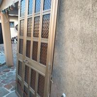 Portoncino alluminio 2 ante