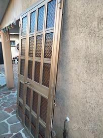 Portoncino alluminio 2 ante