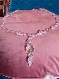 Collana in perle vetro di murano.