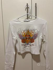 Top Bershka, maniche lunghe, taglia L