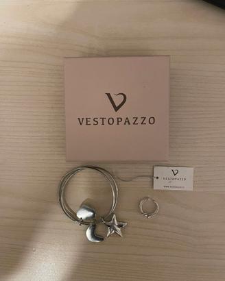 Vestopazzo anello nodo regolabile + bracciale char