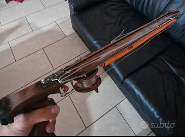 arbalete  in legno artigianale roller  75