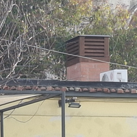 Locale con canne fumarie