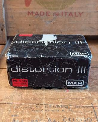 MXR Distortion III - M115 - solo scatola