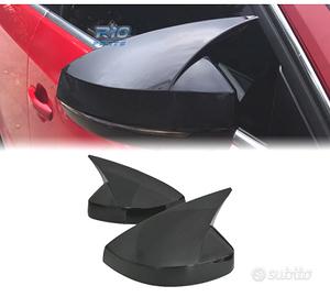 GUSCI SPECCHIETTI AUDI A3 17-20 LOOK RS3 NERO LUCI
