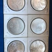 Lotto monete  13 da € 5+ 5  da 8 €  + 4 da e 10