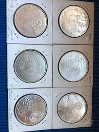 Lotto monete  13 da € 5+ 5  da 8 €  + 4 da e 10