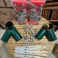 Kit per altalena doppia da giardino