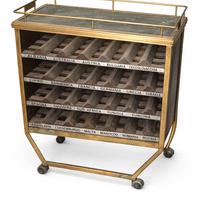 Mobiletto vintage portaoggetti da tabaccheria 