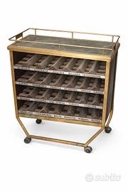 Mobiletto vintage portaoggetti da tabaccheria 