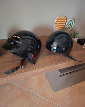 Casco moto o scooter colore nero 