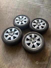 Cerchi in lega + Gomme  4 Stagioni Citroen C2