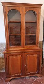 vetrina ante massello ciliegio credenza 900 antic