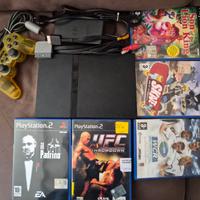 Ps2 Slim + 5 giochi