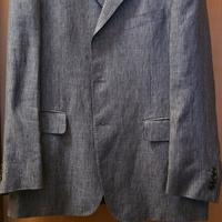 Abito cerimonia uomo in lino tg 56