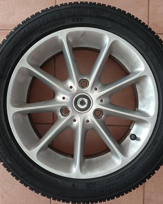 Ruote complete per Smart 451 restyling