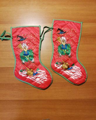 Set 2 Calze Befana Epifania Vintage Befane Sock