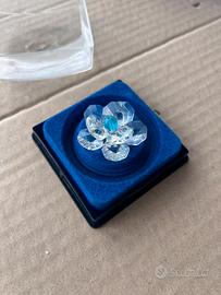Elegante Fiore in Cristallo Artistico