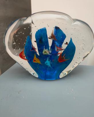 Acquario in vetro sommerso di Murano