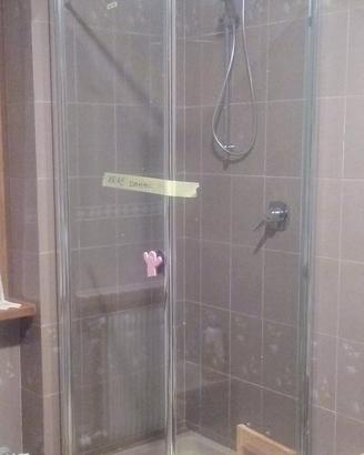 Box doccia 75x75 slim con vetro trasparente