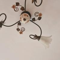 lampadario a 3 rami floreale