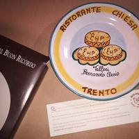 Piatto artistico del buon ricordo - nuovo - tratt