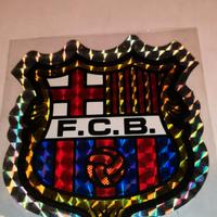 SCUDETTO ADESIVO BARCELLONA CALCIO F.C.B.