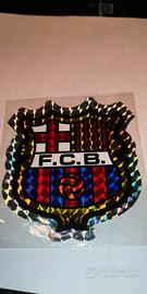 SCUDETTO ADESIVO BARCELLONA CALCIO F.C.B.