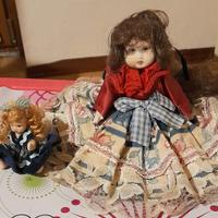 2 BAMBOLINE CERAMICA COLLEZIONISMO ANNI 80 VINTAGE