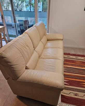 Divano vera pelle 3 posti