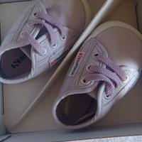 Scarpe neonata superga lilla tg 17