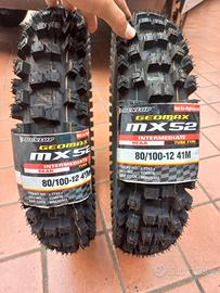 Pneumatici Dunlop motocross anteriore e posteriore