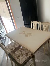 Tavolo 6 posti + 4 sedie