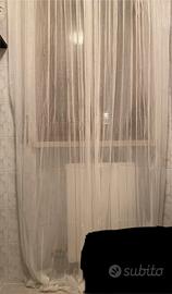 2 tende bianche da casa