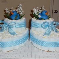 Torte di pannolini di varie forme