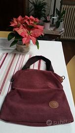 Borsa tessuto bordeaux
