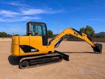 Mini escatore Cat 305.5 55 quintali 2012