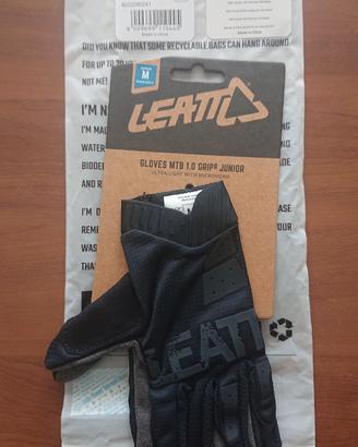 Guanti bambino LEATT GripR 1.0 tg.M neri NUOVI