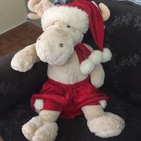 Peluche gigante renna Quattroquori NUOVO