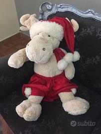 Peluche gigante renna Quattroquori NUOVO