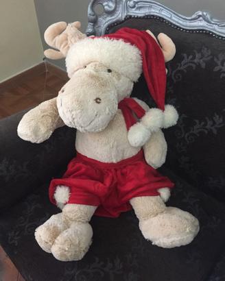 Peluche gigante renna Quattroquori NUOVO