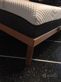 Letto completo 1 piazza e mezza + rete motorizzata